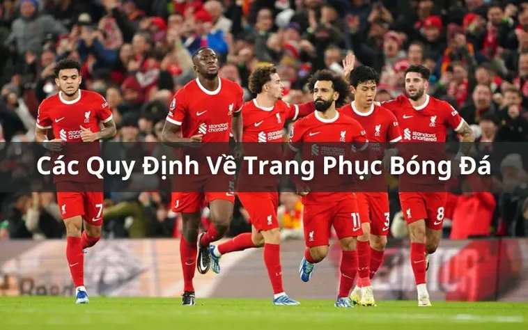 Chi Tiết Quy Định Về Trang Phục Bóng Đá Theo Tiêu Chuẩn Quốc Tế